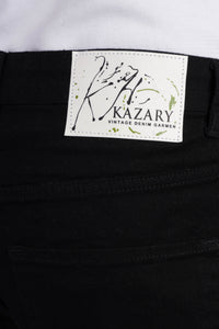Slim-Fit Gabardine Lycra Pants with Slit Pockets