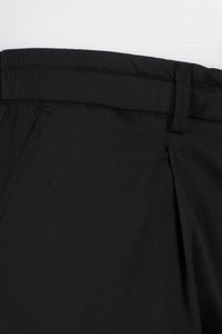 Zipper Gabardine Sweatpants