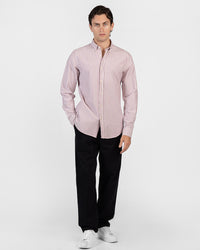 Striped Oxford Long Sleeve Shirt