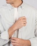 Striped Oxford Long Sleeve Shirt
