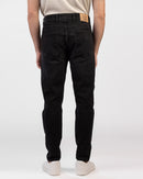 Slim-Fit Denim Pants with Zipper Closure