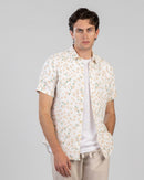 Full-Covered Printed Krenkle Half-Sleeve Shirt