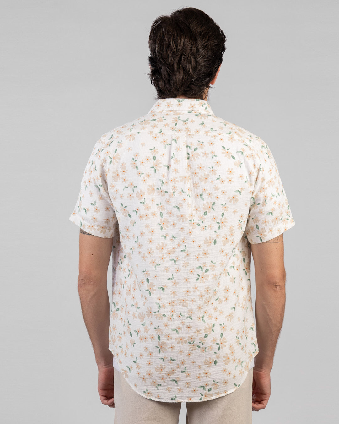 Full-Covered Printed Krenkle Half-Sleeve Shirt
