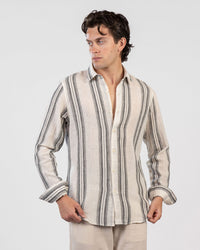 Striped Shibeka Long Sleeve Shirt