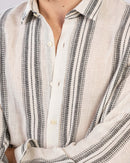 Striped Shibeka Long Sleeve Shirt
