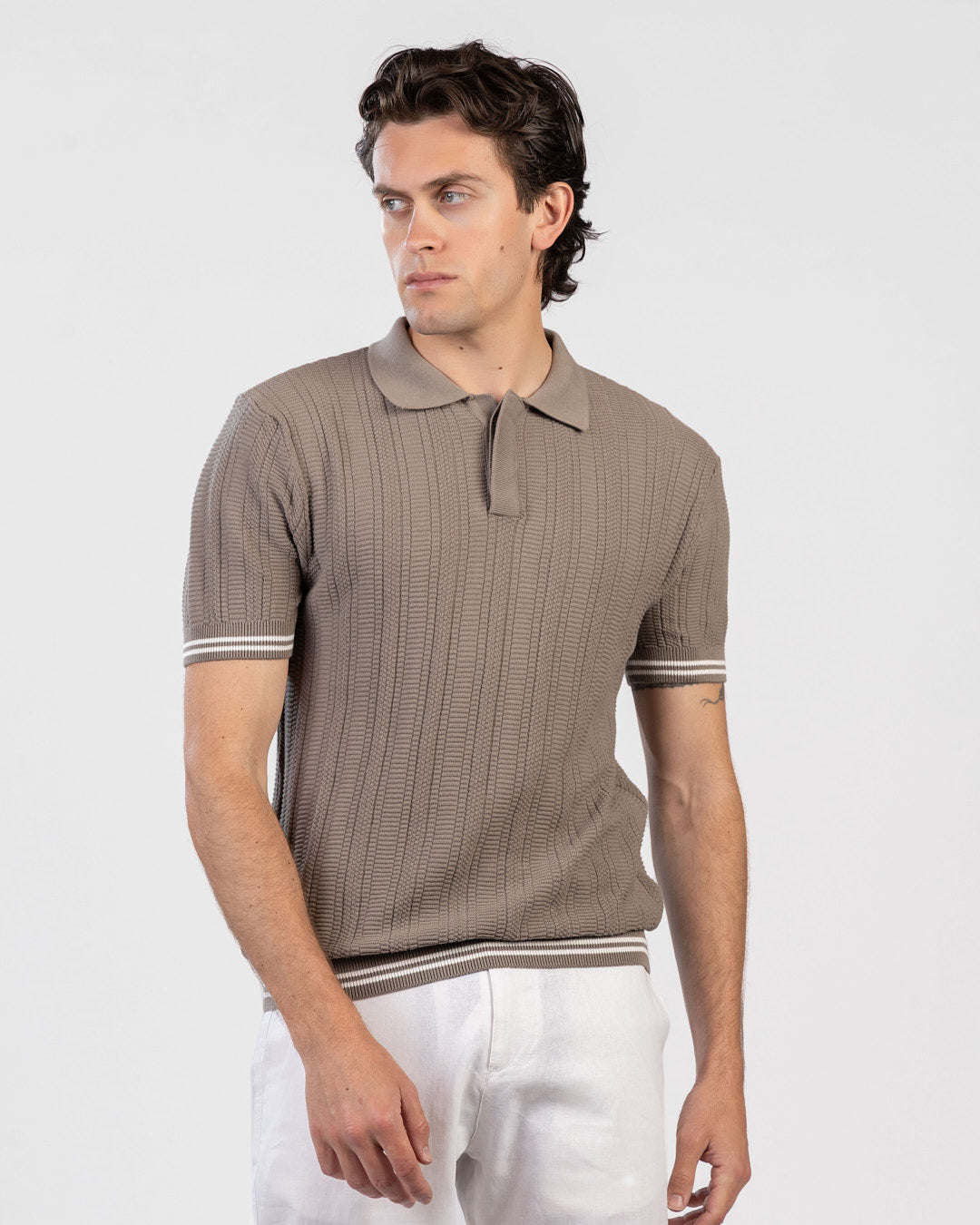 Jacquard Polo T-Shirt