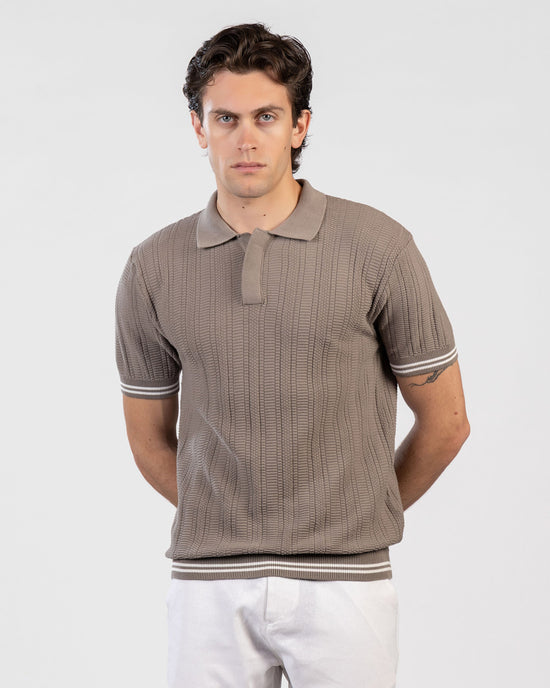 Jacquard Polo T-Shirt