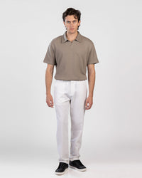 Oversized Jacquard Polo T-Shirt