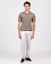 Men’s Textured Jacquard Polo