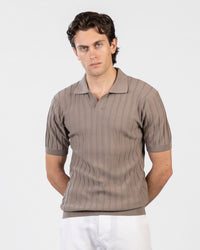 Men’s Textured Jacquard Polo