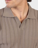 Men’s Textured Jacquard Polo