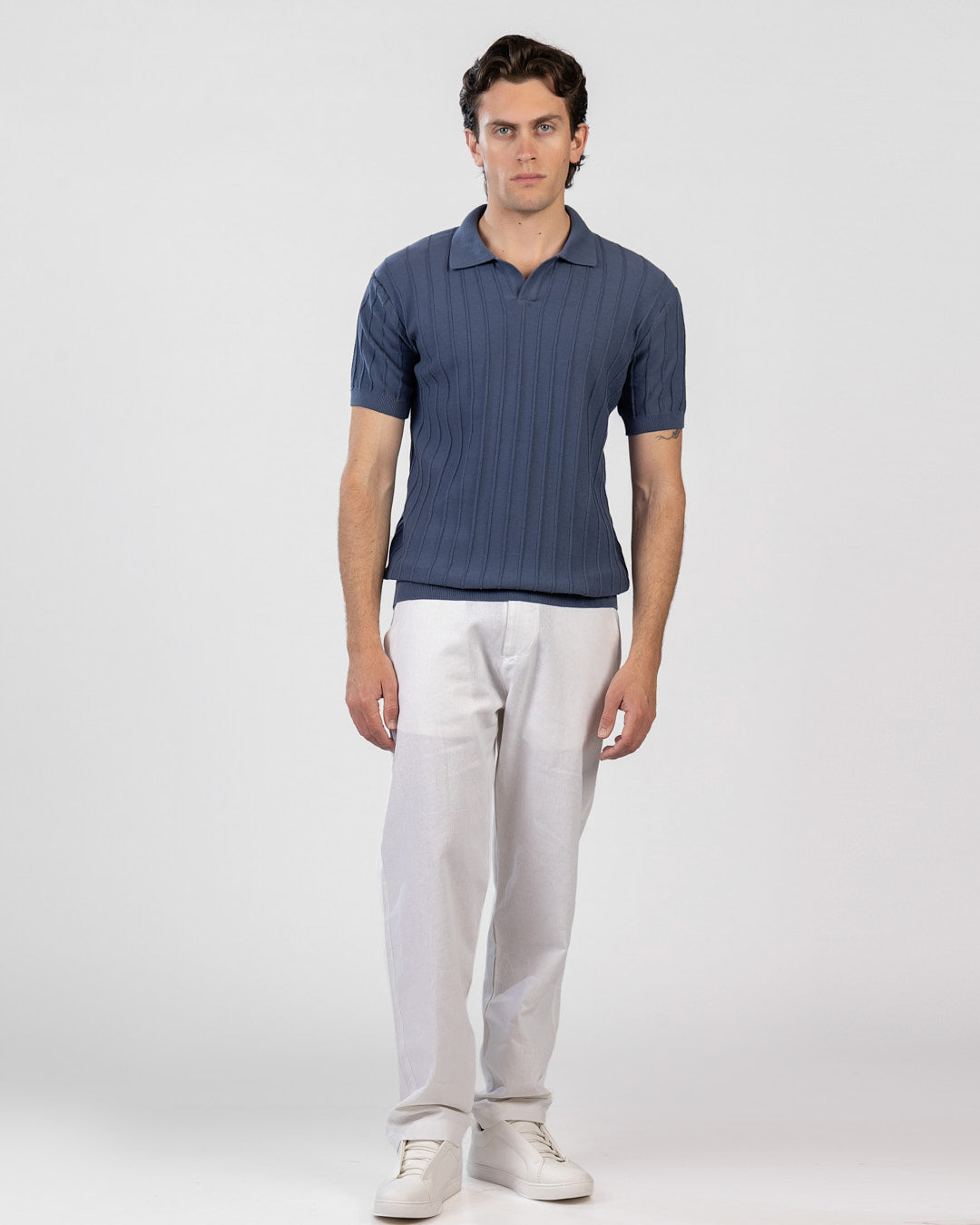 Men’s Textured Jacquard Polo