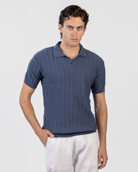 Men’s Textured Jacquard Polo