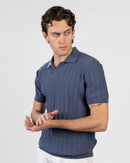 Men’s Textured Jacquard Polo
