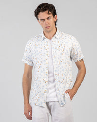 Full-Covered Printed Krenkle Half-Sleeve Shirt