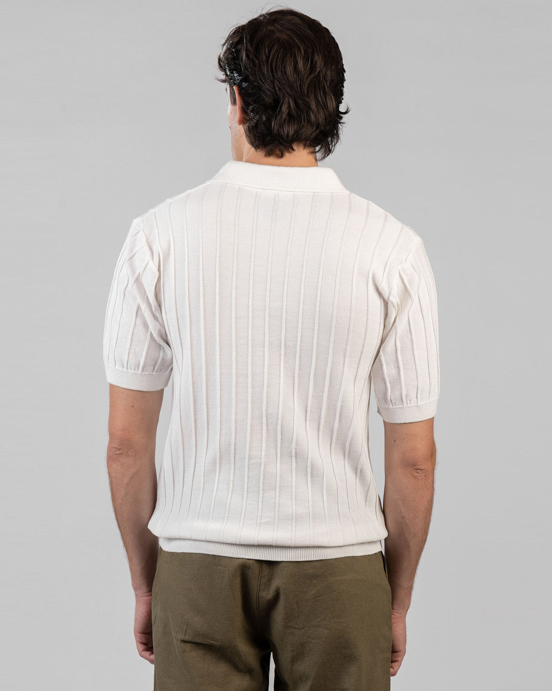 Men’s Textured Jacquard Polo