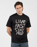 Oversized Printed Interlock Zara T-Shirt