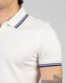 Half-Zip Interlock Polo T-Shirt