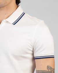 Half-Zip Interlock Polo T-Shirt