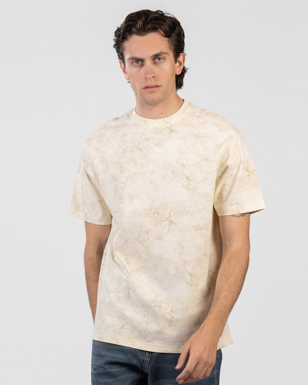 Relaxed Printed Jacquard Tee
