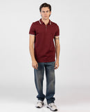 Half-Zip Interlock Polo T-Shirt