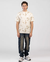 Oversized Printed Jacquard T-Shirt
