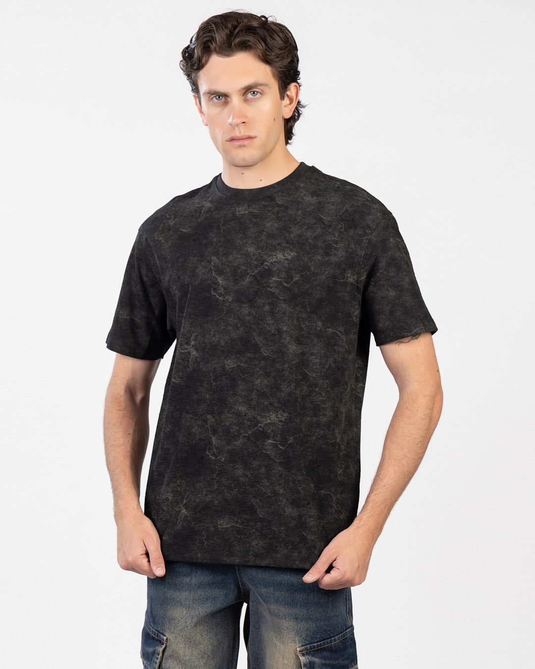 Relaxed Printed Jacquard Tee