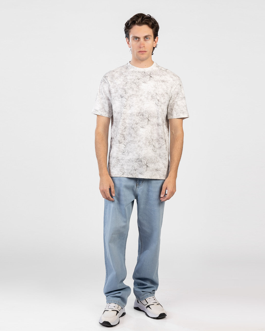 Relaxed Printed Jacquard Tee