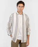 Striped Shibeka Long Sleeve Shirt