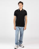 Half-Zip Interlock Polo T-Shirt