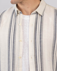 Striped Shibeka Long Sleeve Shirt