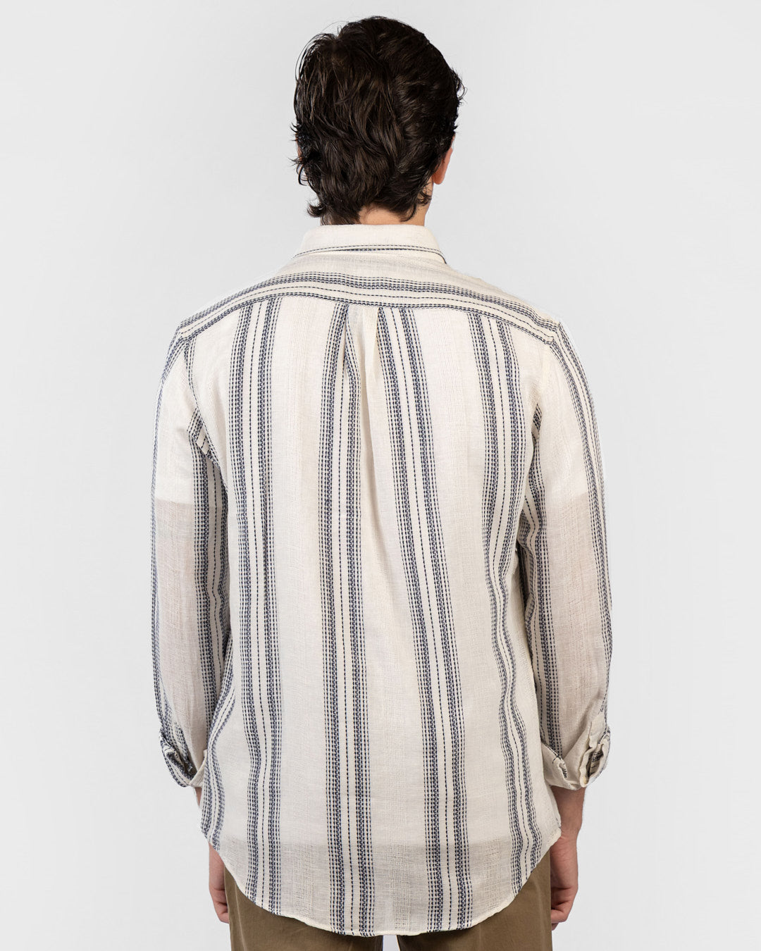 Striped Shibeka Long Sleeve Shirt