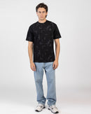 Oversized Printed Jacquard T-Shirt