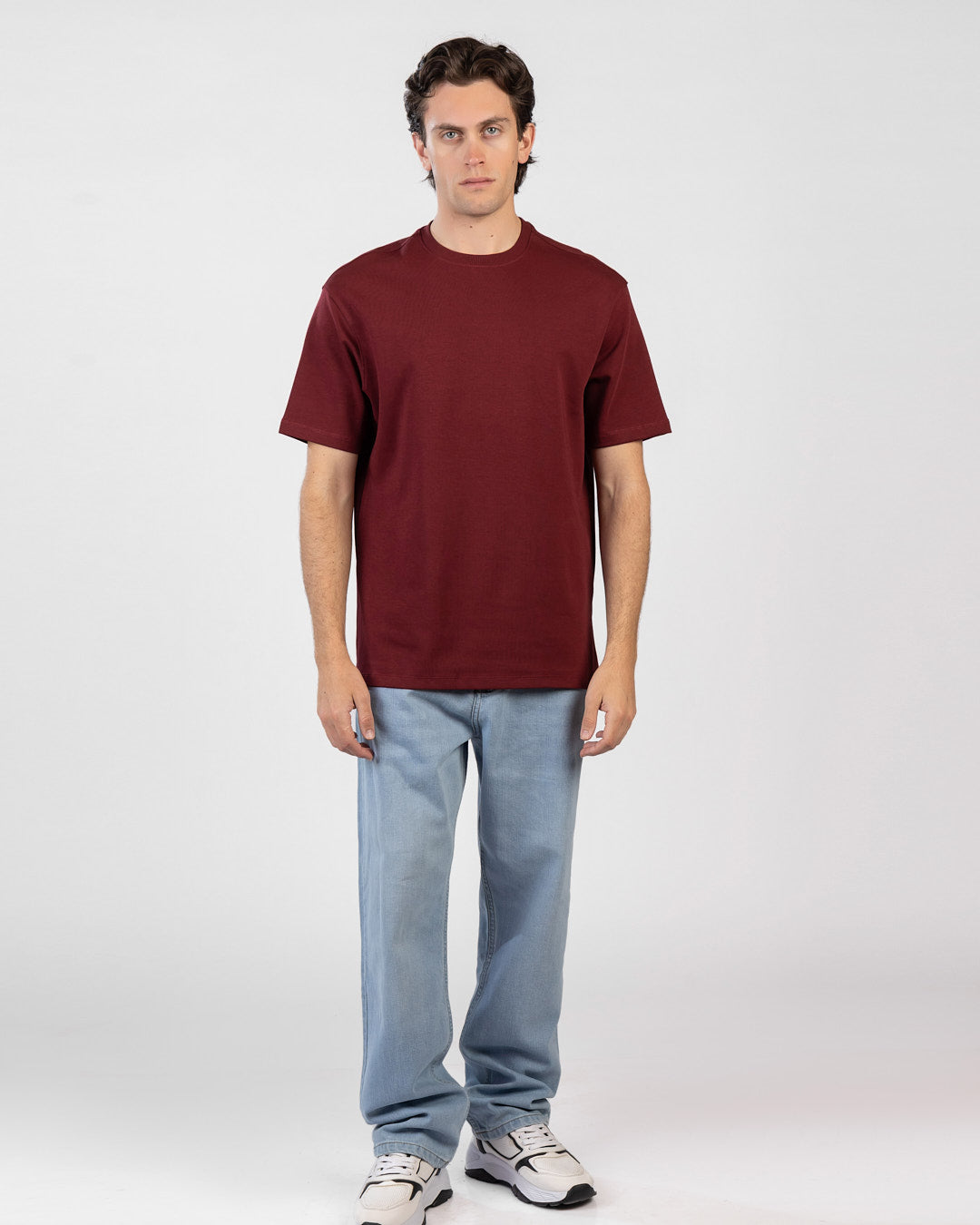 Oversized Interlock Basic T-Shirt