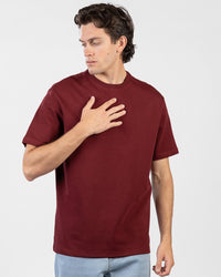 Oversized Interlock Basic T-Shirt