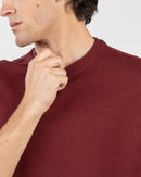 Oversized Interlock Basic T-Shirt