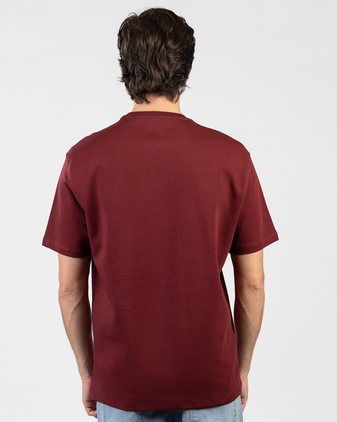 Oversized Interlock Basic T-Shirt