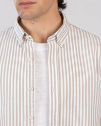 Striped Oxford Long Sleeve Shirt