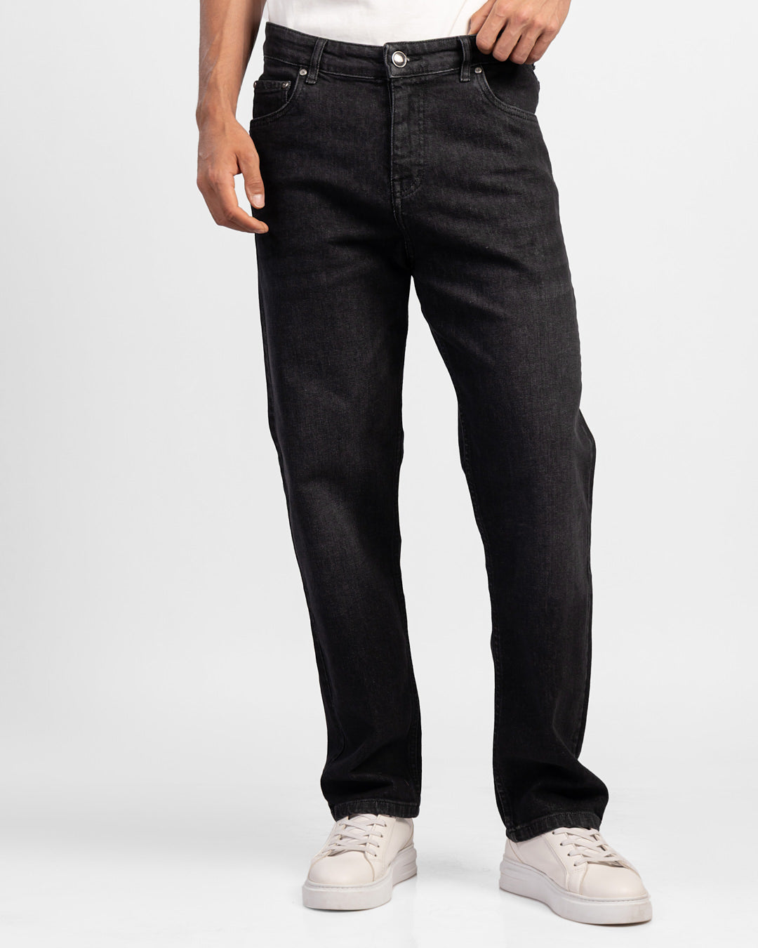 Pressly Wide-Leg Pants with Button Detail