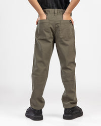 Gabardine Slim Fit Elastic Waist Kids Pants
