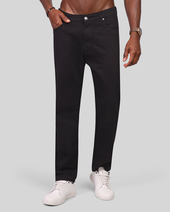 Relaxed Twill Wide Pants - 6108