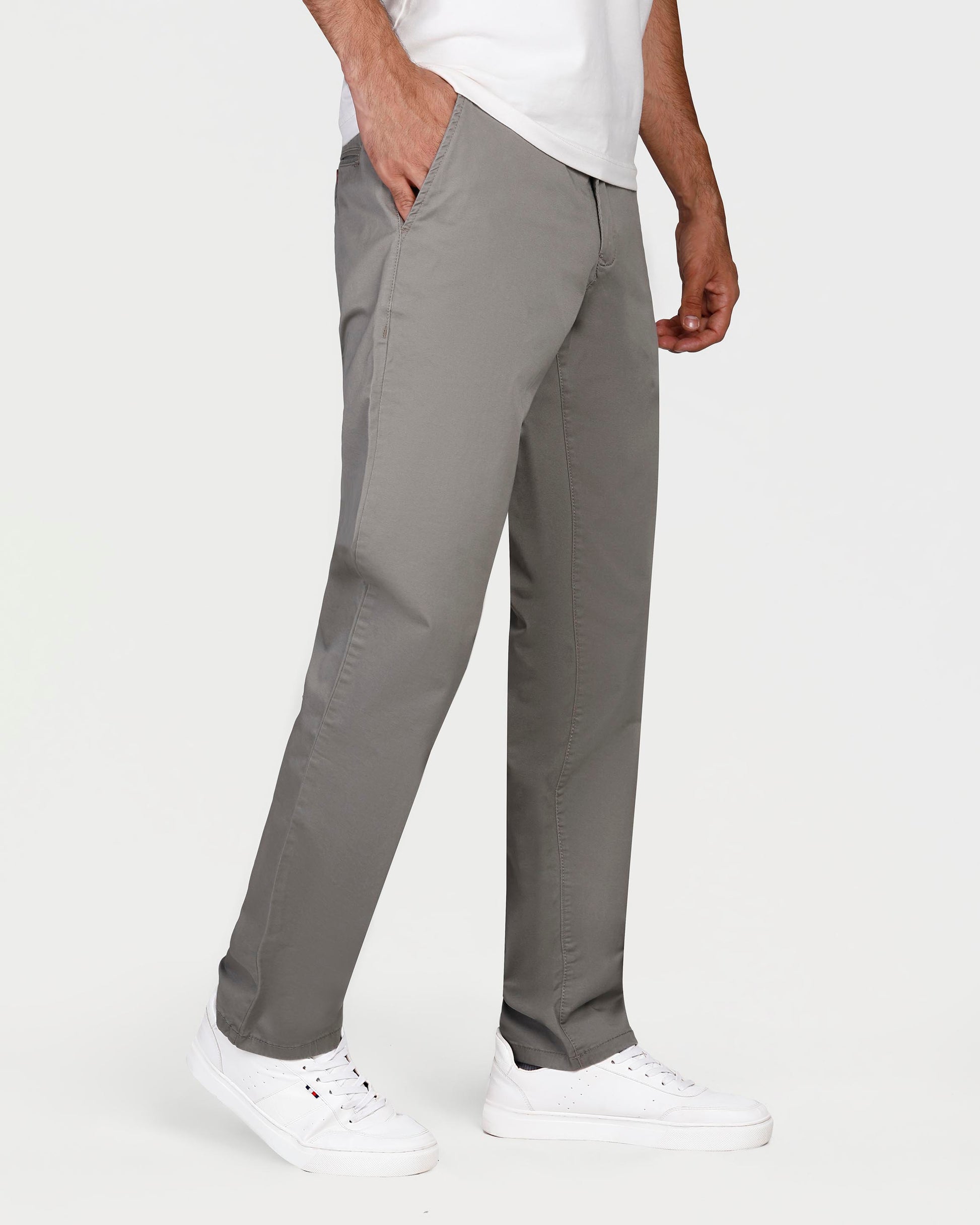 Gabardine regular fit pant - KAZARY