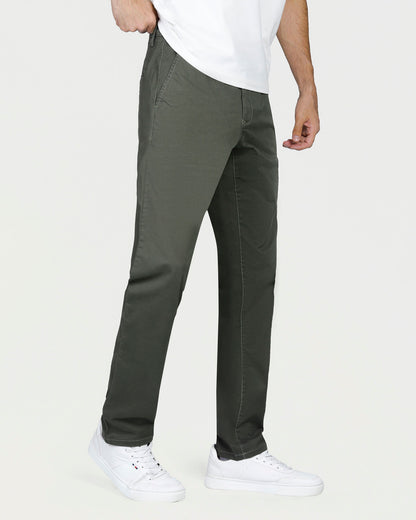 Gabardine regular fit pant - KAZARY