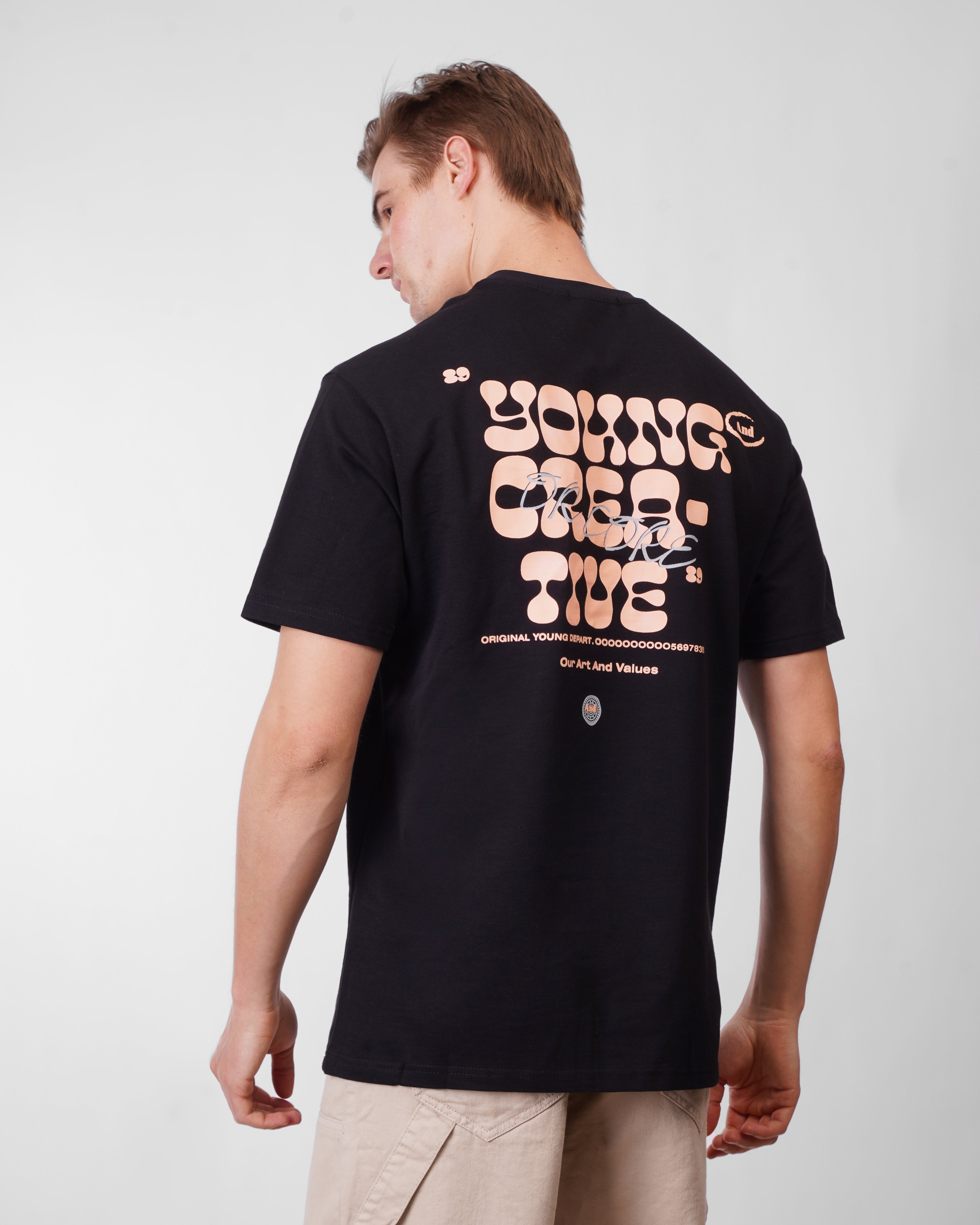 Luxury Printed Cotton Tee 24097