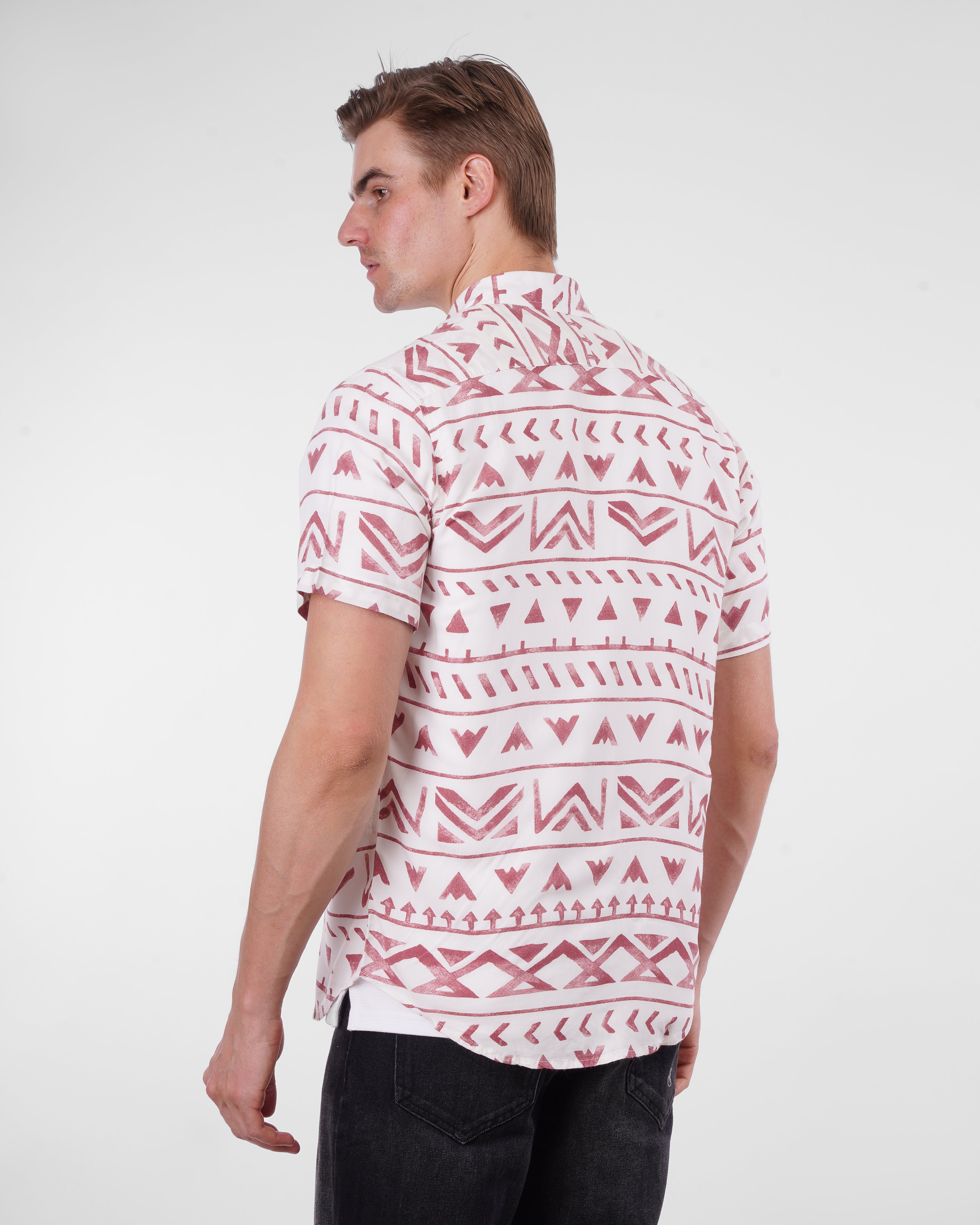 Textured Half-Sleeve Shirt – SHI/3197