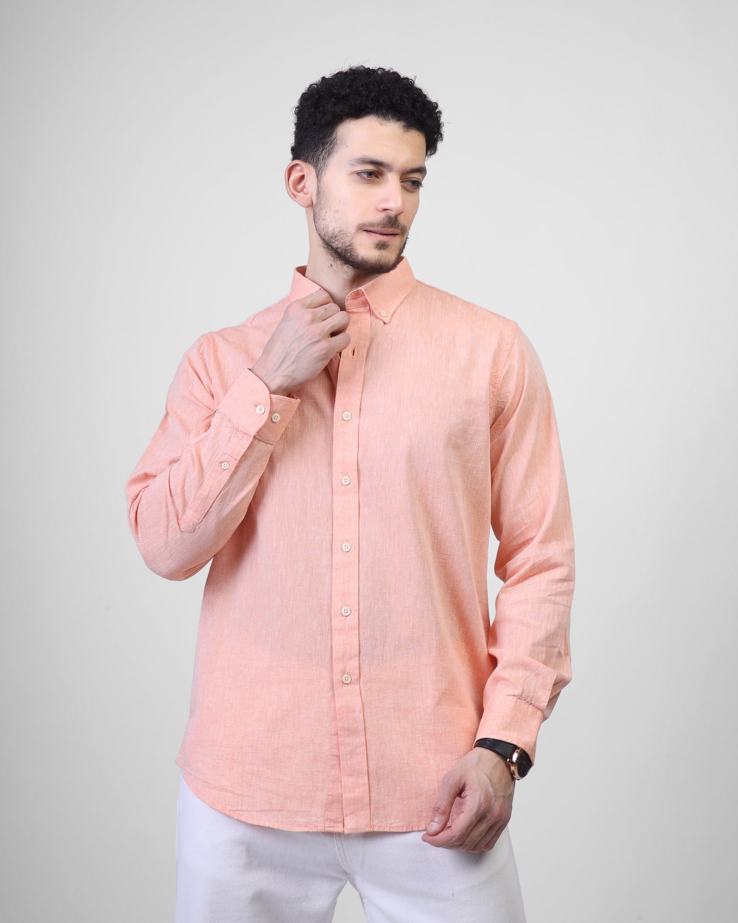 Basic linen shirt - 3292