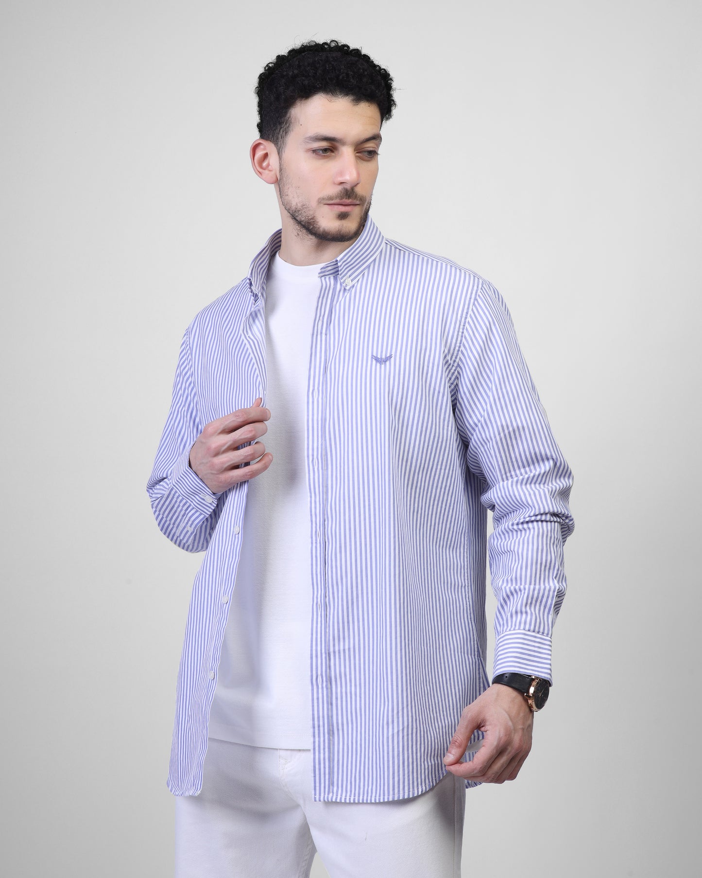 Striped linen shirt -3297