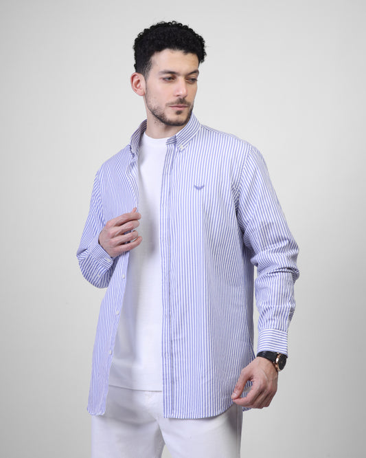 Striped linen shirt -3297