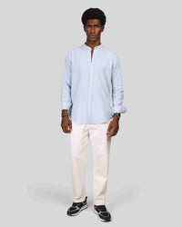 Striped Cotton Button-Up - 3306