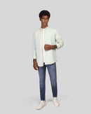Striped Cotton Button-Up - 3306